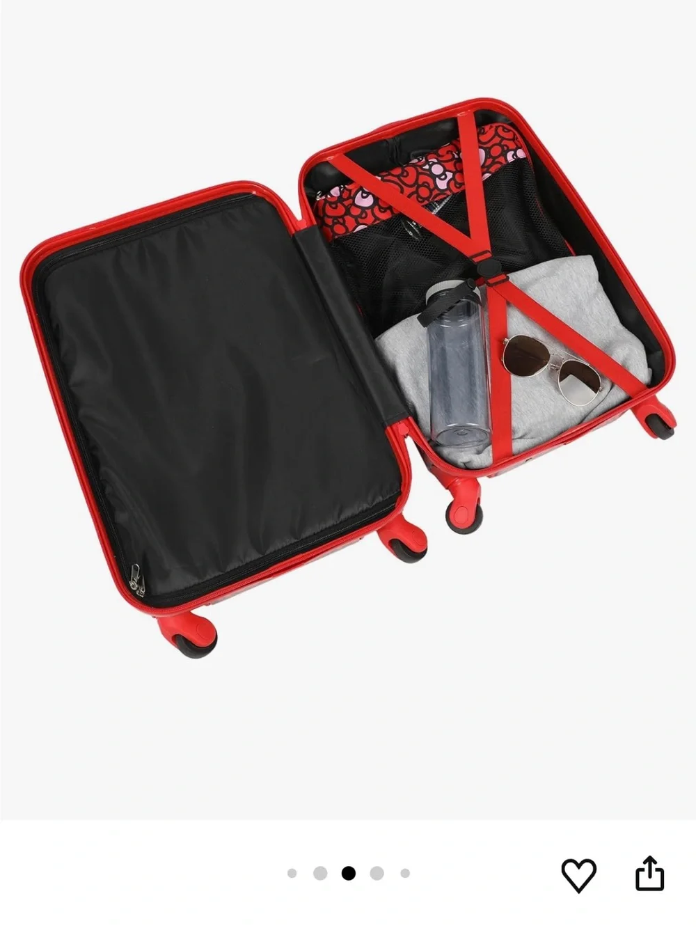 brand new hello kitty 24in checked bag luggage